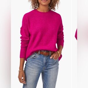 Vince Camuto Exposed Seam Crewneck Sweater